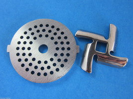 5/16&quot; Meat Grinder plate disc &amp; knife for Waring Pro, Back to Basics &amp; Oster - £15.18 GBP