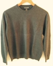 Banana Republic  Dark Gray Italian Merino Wool Sweater Sz M - £27.76 GBP