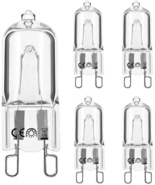 5pcs G9 Bulb 40 Watt 120 Volt Dimmable T4 JCD Type Bi-Pin Base for 40 Watts - $148.93 MXN