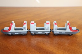 READ* Brio World Railway Shuttle Train Passenger 3 Pieces LO 416 & LS 208 Gray - £8.94 GBP