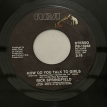 45RPM Rick  Springfield What Kind of Fool am I, How do you talk to girls 1982 RC - £2.35 GBP