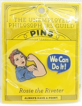 Rosie the Riveter 2-pc enamel pin set(We Can Do It) - $11.88