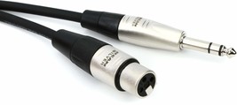 Hosa HXS-005 Pro Balanced Interconnect, REAN XLR3F to 1/4 Inches TRS, 5 ... - $14.95