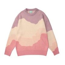 Dark Icon Color Block Pullover Men Women Sweater Autumn Winter Knitwear Men&#39;s Sw - £85.26 GBP