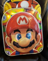New Super Mario Bros Back To School 17” Backpack Laptop Bag (Brand New) - £15.77 GBP