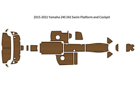 2015-2021 Yamaha 240/242 Swim Platform Cockpit Boat EVA Faux Teak Deck Floor Pad - £600.43 GBP