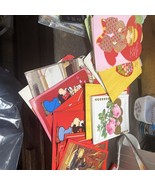 Large Lot of Unused Vintage Valentine Cards No Envelopes Nice Condition - $39.99