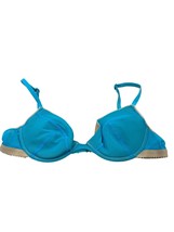 Victorias Secret Blue &amp; Beige Underwire Bra 34B (Estimated Size) - $19.20