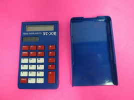 Texas Instruments TI 108 Basic Calculator W/ Slide Covers Lot Of 9 Units Solar - £19.75 GBP