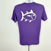 Southern Tide Men&#39;s T-shirt Size Small Purple TG20 - £7.38 GBP