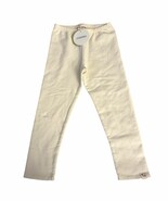 Cozmo Kids Ecru Elastic Waist Cotton Blend Leggings 5Y NWT - €18,12 EUR