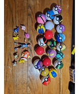 Lot Of 21 Mixed Jakks/Tomy/WCT Pokeballs For 2.5” Figures - USED 9 Figures - $108.25 CAD