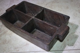 Antique India Rosewood Spice Box Samruddhi Keralan Museum Quality 1890&#39;s... - £125.29 GBP