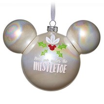 Disney Mickey Icon Meet me Under The Mistletoe Ornament - £42.82 GBP