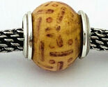 Brighton Henna Punjab Bead J93242 Silver/Wood, New - $12.35