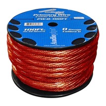 Audiopipe Power Cable 0-Gauge 100 Foot Spool - Red - $283.47