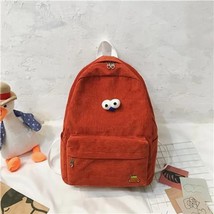 High School Backpack Corduroy Bag - £98.05 GBP