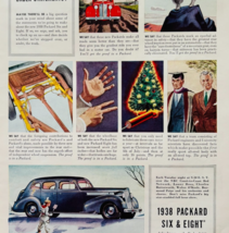 1938 Packard Six And Eight Car Advertisement Automobilia Antique Ad E90D1 - $560.63 MXN