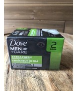 Dove Men+Care Extra Fresh Body and Face Bar 3.75oz X 2 Bar - £7.49 GBP