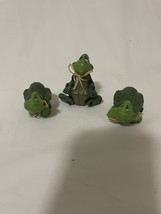Vintage Turtles Figurines Set of 3 - e201 - $7.92