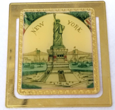 The Metropolitan Museum of Art Bookmark Gold Metal Statue of Liberty Ellis - £15.14 GBP