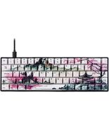 Japanese Watercolor Cherry Blossom 65% Gaming Keyboard RGB LED Light Com... - €24,47 EUR
