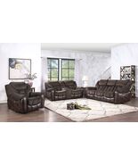 Dual-Power Leather Loveseat: Reclining, Top-Grain, High-Leg Comfort - €1.578,98 EUR
