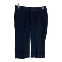 Dockers Womens  Pants Adult Size 8 Dark Wash Denim Cropped Pockets Stretch - £16.64 GBP