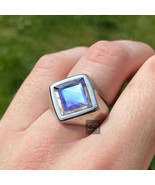 Statement Ring, Signet Ring, June Birthstone, Handmade - £83.70 GBP