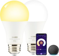 Homevenus Hvs Smart Light Bulbs,9W A19 E26 Dimmable Tunable Cool Warm Wh... - $32.92