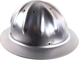 Aluminum Safety Helmet - Full Brim Hard Hat for Mining and Construction - $148.45