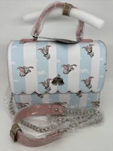 NEW Loungefly Disney Flying Dumbo Circus Tent Handbag Top Handle Crossbo... - $94.99