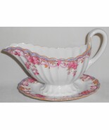 Spode IRENE PATTERN Gravy Boat w/Underplate MADE IN ENGLAND - $98.99