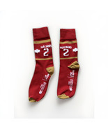 Sizes 6-10? Al MacInnis #2 Calgary Flames NHL Molson Canadian Socks 1 PAIR - $282.54 MXN