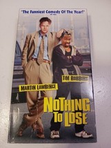Nothing To Lose VHS Tape Martin Lawrence Tim Robbins - £1.54 GBP
