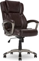 Serta Executive Office Adjustable Ergonomic Computer Chair with, Back, Brown - £224.26 GBP