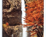 Lake Chūzenji Kegon Falls Nikko Mts UNP Japan Travel Bureau Chrome Postc... - $2.92