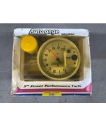 NOS Vintage Auto Meter RPM Tachometer 10K Rat Hot Rod Autogauge Mount Tr... - $6,579.39 MXN