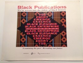 Black Publications Poster We&#39;re Woven into the Fabric of Black History  - £58.92 GBP