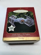 HALLMARK Star Wars Darth Vader&#39;s Tie Fighter Lighted Ornament - £11.06 GBP