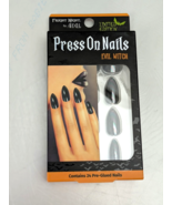 Fright Night By Ardell Halloween Stick On Pre Glued Nails 24 ct, Evil Witch - $13.44 CAD