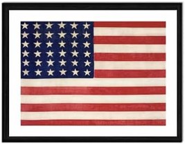 The 11X14 Poster Print, Unframed, Features The American Flag Prints, Us, Usa, - £27.74 GBP