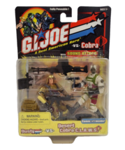 Vintage 2002 GI Joe DUSTY VS DESERT COBRA CLAWS Action Figure Toy Hasbro... - $19.95