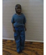 Vintage Tonka Hong Kong African American Black 4 1/2&quot; Girl Doll-Winnebag... - £7.07 GBP