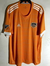 Adidas Mls Houston Dynamo Orange Team Jersey Sz L - $12.61