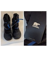 Sorel Winter Snow Boots Insulated Lined Blue Black Toddler 6 1831 SWL NEW - $76.71 CAD