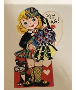 Vintage Valentine Greeting Card It’s In The Bag Box4 - $5.44 CAD