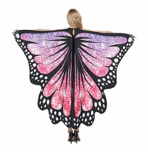 Halloween Butterfly Wings, Women Shawl, Adult Fairy Cape, Fancy Dress by... - $11.74