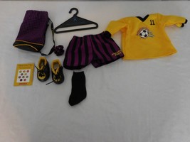 American Girl Today Doll 1996 Soccer Outfit Shooting Stars Set Pleasant ... - £13.20 GBP
