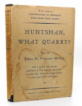 Edna St. Vincent Millay Huntsman, What Quarry? 3rd Edition - £136.14 GBP